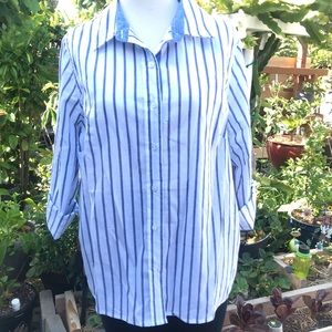 NWT Stripe blouse